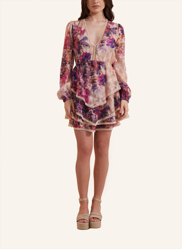 Summer V-neck holiday dress