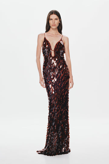 Sapphire Sequin Dress