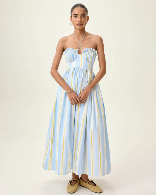Giulia Midi Blue Dress
