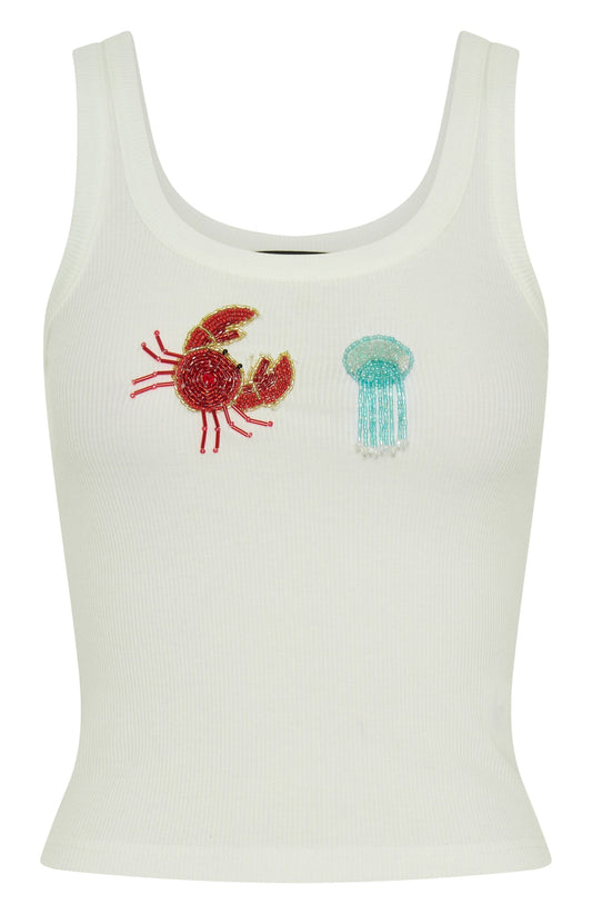 Rib Tank White