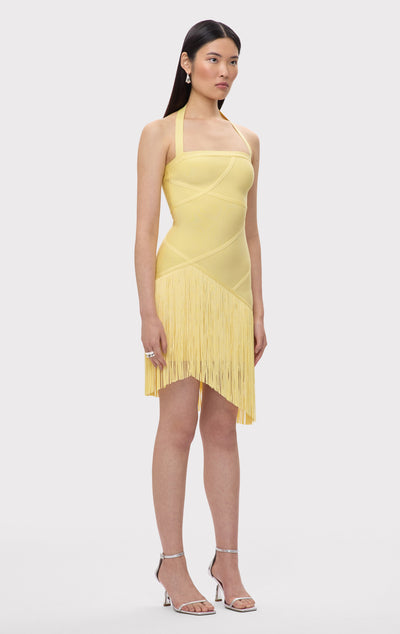 Asymmetric Bandage Mini Dress