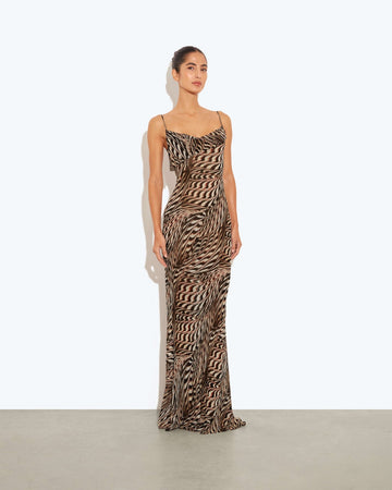 Shell Abstract Print Dress