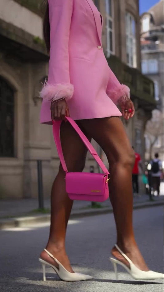 Party Pink Oversized Blazer